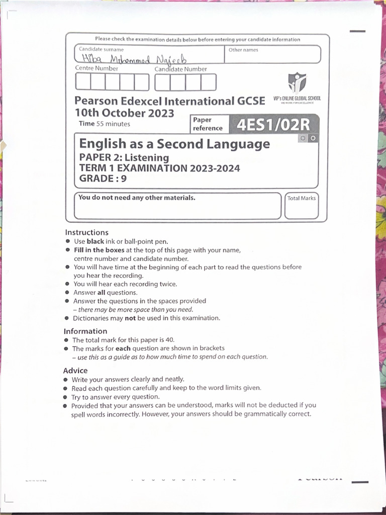 English As A Second Language | PDF