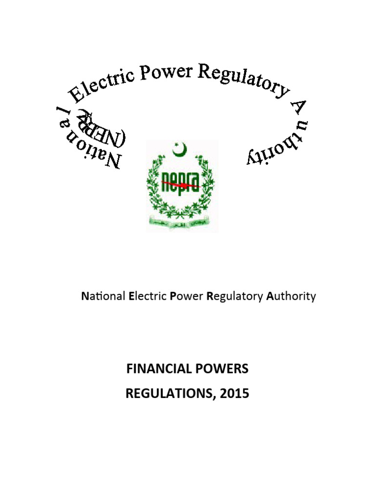 NEPRA Financial Power Regulations 2015 PDF Economies
