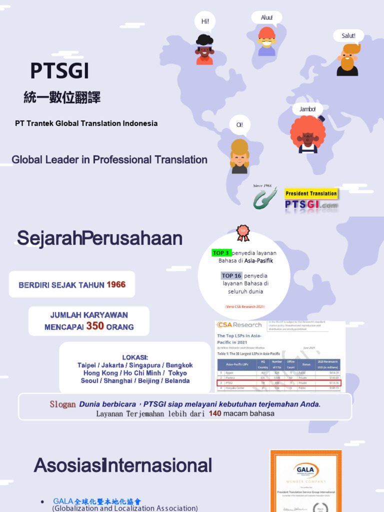 PTSGI Company Profile (Indonesian) | PDF