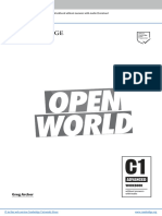 Open World C1 Advances Workbook W - F Answers With Audio