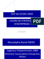 Cours Stratégie D'entreprises SUP de CO M1 2020