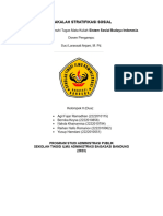 Makalah Stratifikasi Sosial - Tugas Sistem Sosial Budaya Indonesia - Kelompok 2 - D - Administrasi Publik