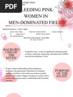 Bleeding Pink Women in Men Dominated Fields