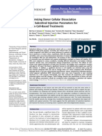 Optimizing Donor Cellular Dissociation and Subretinal Injection Parameters For Stem Cell Based Treatments