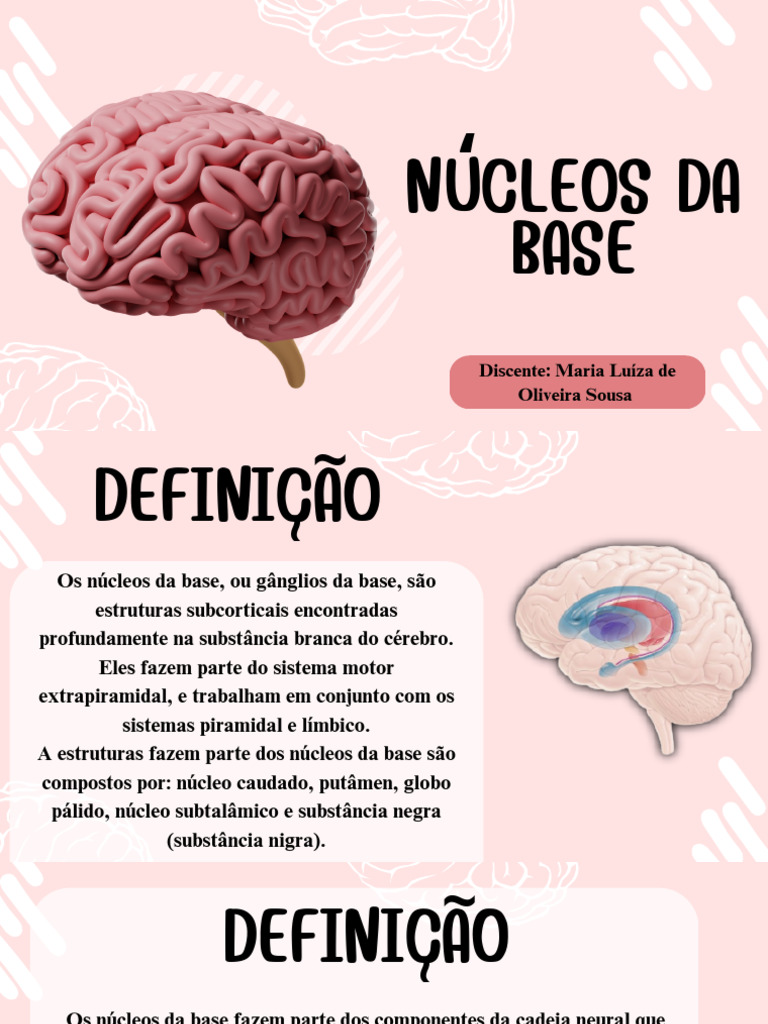 Núcleos Da Base | PDF | Gânglios basais | Cérebro