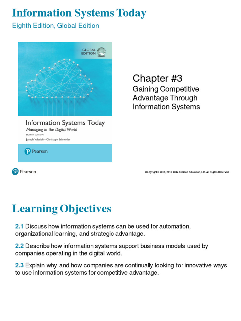 3 - Gaining Competitive Advantage Through Information Systems | PDF ...
