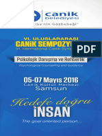 VI HEDEFE DOGRU INSAN SEMPOZYUMU Canik 2016 Program 