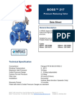 BOSS 217 Flanged Pressure Reducing Valve - Datasheet