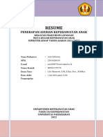 Laporan PL - Resume Penerapan Prinsip Asuhan Keperawatan Anak - Astri Sulistiani - 220110200154