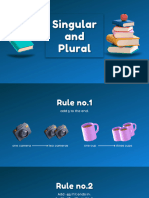 Blue 3D English Parts of Speech Noun Educational Presentation