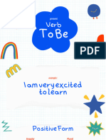 Colorful Fun Illustrative Verb To Be Grammar Presentation EFL Resource