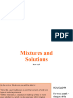 Mixtures Introduction