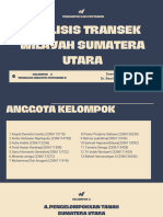 Analisis Transek Wilayah Sumatera Utara