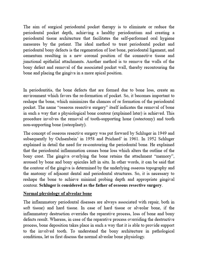 Osseous Surgery Documents | PDF