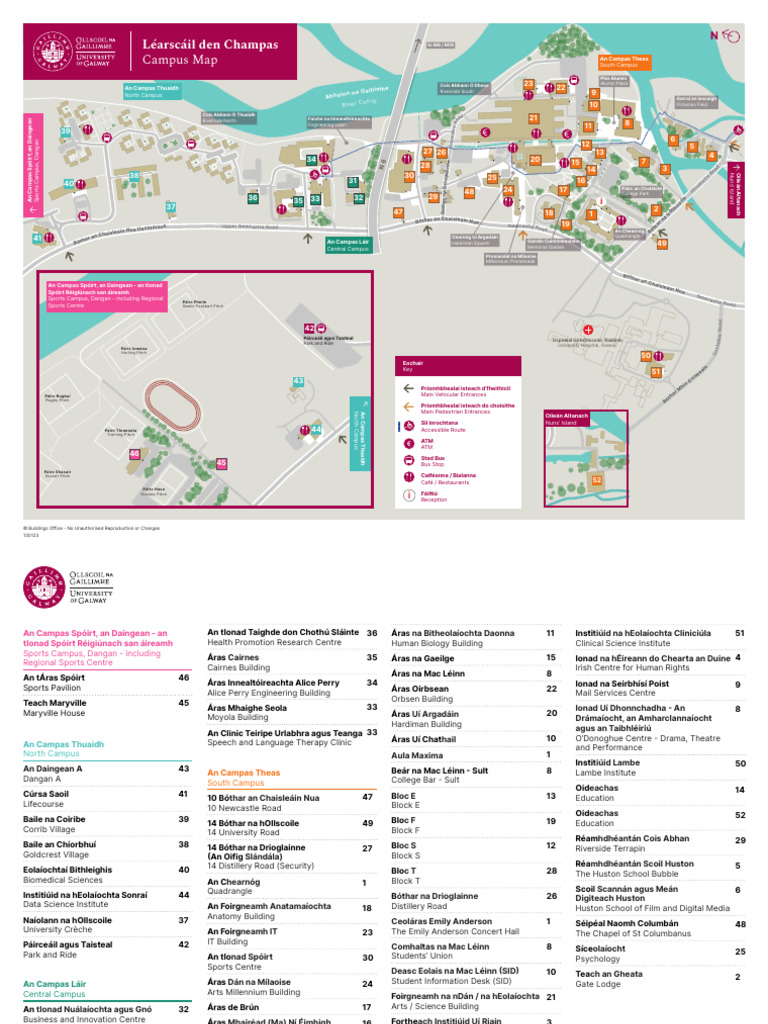 University of Galway Campus - A4 Map | PDF