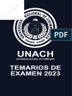 UNACH TEMARIO DE EXAMEN OFICIAL