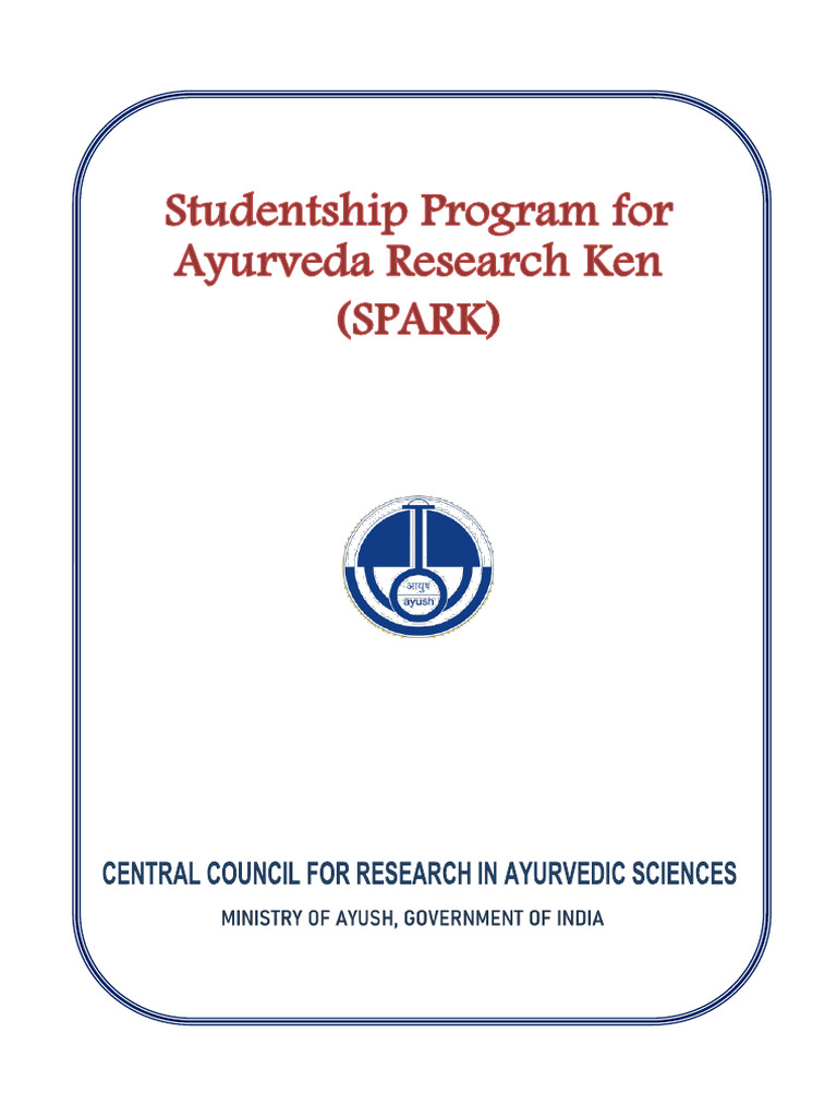 CCRAS SPARK Studentship Program 2023 | PDF | Science