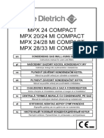 Manual - Centrale Murale in Condensatie de Dietrich MPX MI Compact