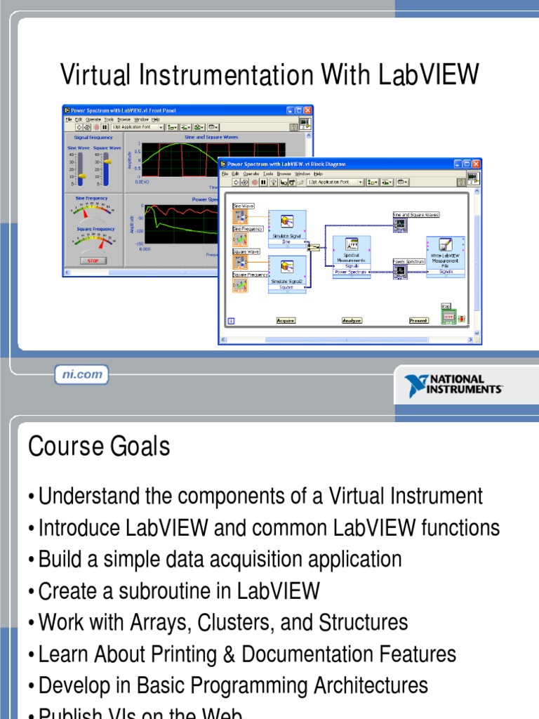 LabVIEW Introduction SixHour | PDF | Data Acquisition | String ...