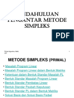 Pendahuluan Pengantar Metode Simpleks: Fitriani Agustina, Math, UPI 1