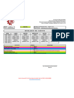 Horarios de Grupo INTERSEMESTRAL Vespertino