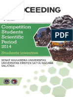 Proceeding Competition Students Scientific Period 2014 Student Inventive - TOC
