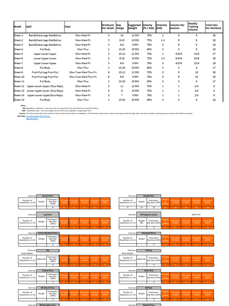 2019 Strength Training Program PDF