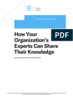 How Your Organizations Experts Can Share Their Knowledge