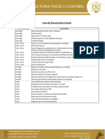 Modelo de Solicitação de Documento para Transferencia de Contabilidade