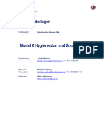 Modul - 6 - Hygieneplan Und Zoonosen - Skripte - Schulhund