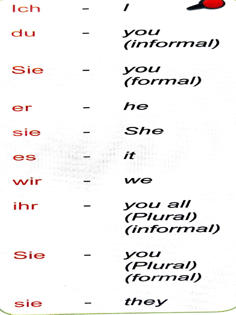 Personalpronomen PDF