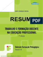 Formação Docente - Resumo