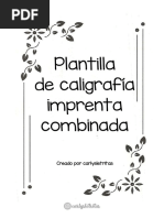 Cuadernillo Completo Caligrafía Imprenta | PDF | Caligrafía | Notación
