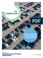 Brochure Tarifaire Parking Au 01 02 2023