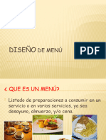 Diseño de Menus