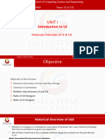 Historical Overview of UI & UX