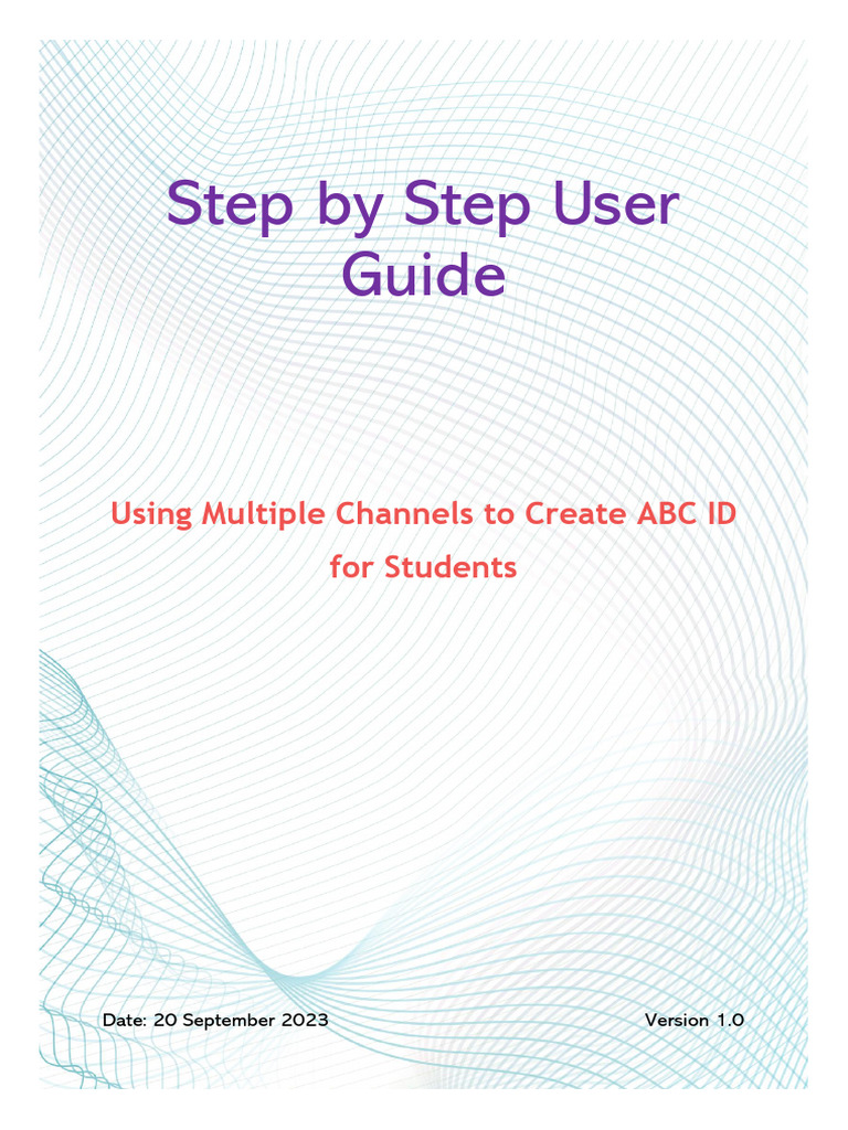Creating ABC ID for Students Guide | PDF