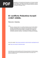 Marconi, Gianela (2013) - El Conflicto Palestino-IsraelÃ (1967-2008)