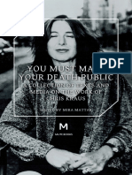 You Must Make Your Death Public Chris Kraus 9781906496647