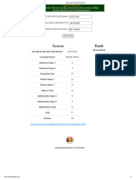 JEE (Advanced) 2022 Result Test