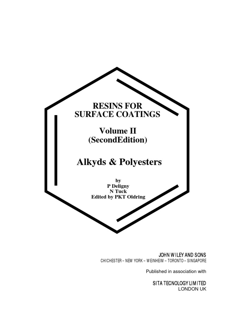 Resins For Surface Coatings Vol 2 PDF Varnish Paint