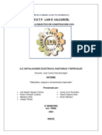 INFORME DE EXPOSICIÓN Instalaciones Especiales