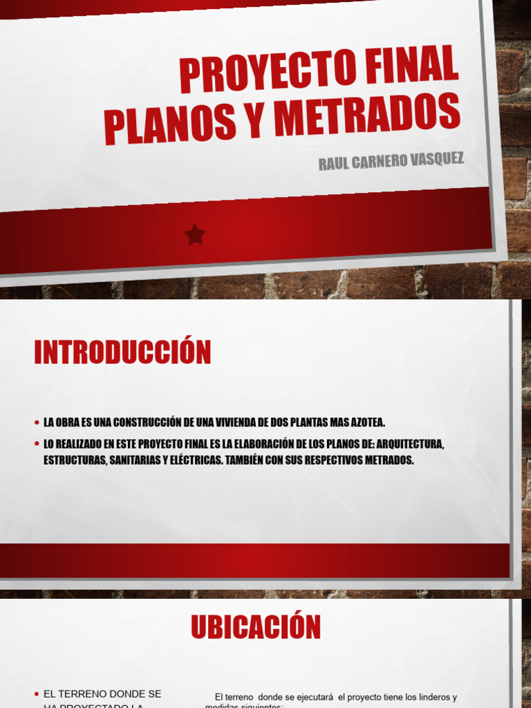 Planos y Metrados de Vivienda en Lima | PDF | Hogar, jardinería y bricolaje