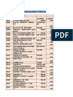 Lista de Precios Gomas