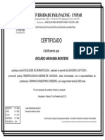 Certificado Unipar