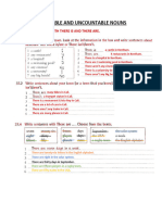 Countable and Uncountable Nouns