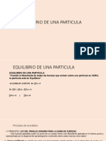 3.equilibrio de Una Partícula en El Plano