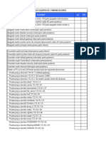 Check List Equipos Comunicaciones