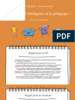 Cours 1 Savarieau Croyances Et Intelligences Multiples