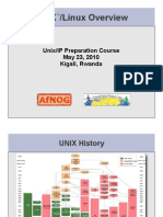 Unix /linux Overview: Unix/IP Preparation Course May 23, 2010 Kigali, Rwanda